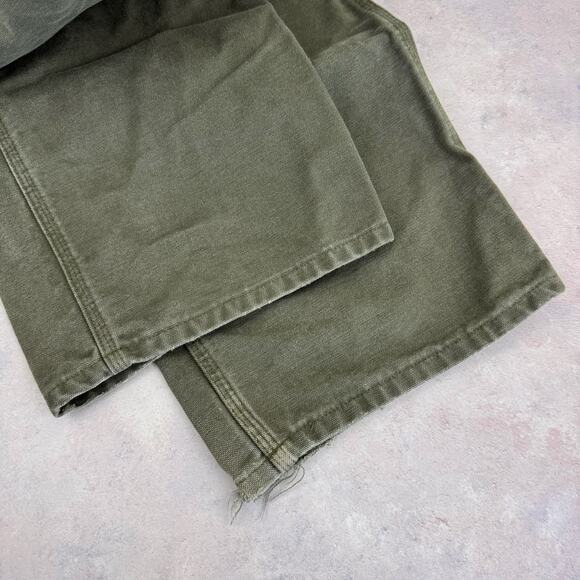 Carhartt Pants Men's 42x32 (Act 40x30) B11 MOS Dungaree Carpenter Canvas Read - Picture 8 of 10